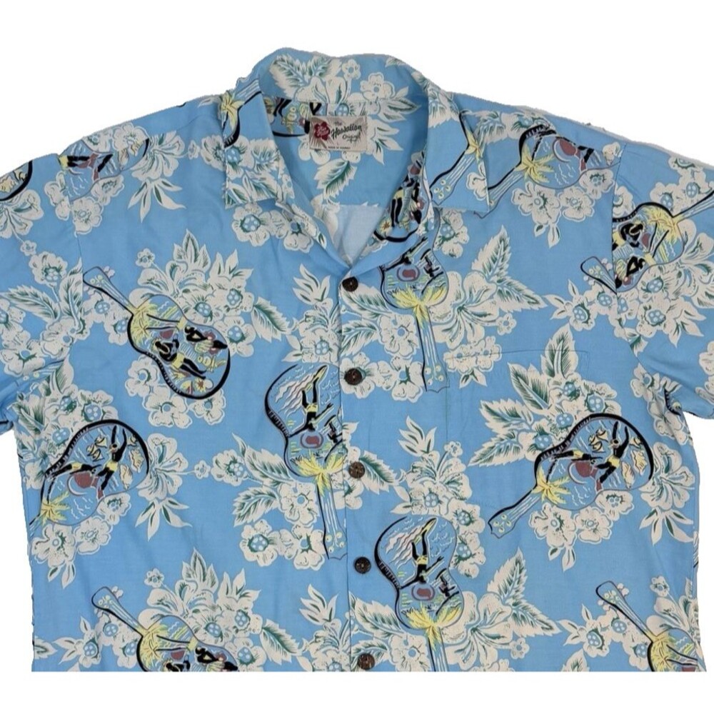 Vintage Hilo Hattie sz L Hawaiian Shirt